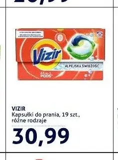 Kapsułki do prania Vizir promocja w Blue Stop