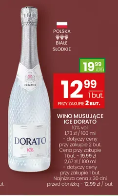 Wino musujące Ice Dorato promocja w Twój Market