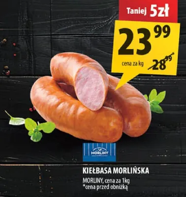 Kiełbasa morlińska promocja w Arhelan