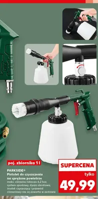 Pistolet do czyszczenia na sprężone powietrze PARKSIDE poj. zbiornika 1l promocja w Kaufland
