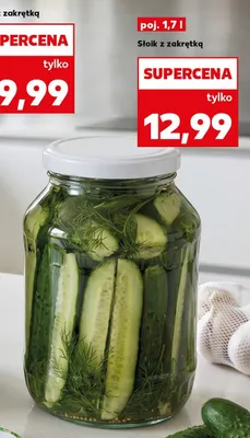 Słoik z zakrętką 1,7 l promocja w Kaufland
