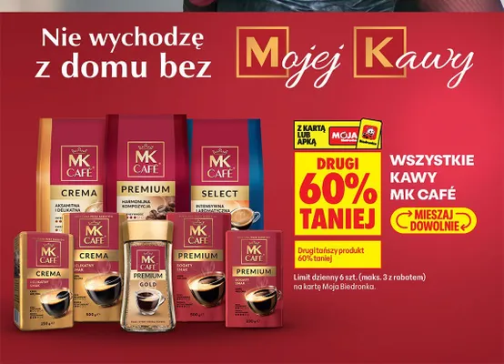 Kawy MK Café promocja w Biedronka
