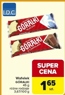 Wafelek mleczne promocja w Carrefour