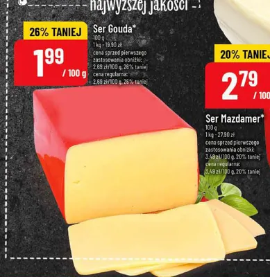 Ser Gouda promocja w POLOmarket
