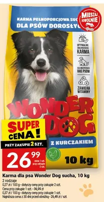Karma dla psa Wonder Dog sucha promocja w Twój Market