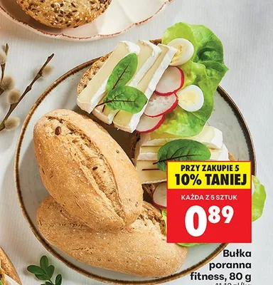 Bułka poranna fitness promocja w Biedronka