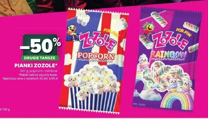 Pianki Zozole Popcorn promocja w Stokrotka