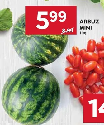 Arbuz mini promocja w Stokrotka