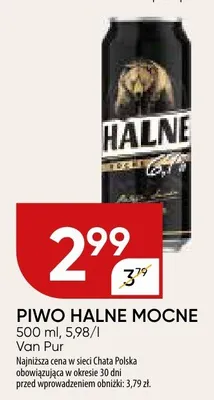 PIWO HALNE MOCNE promocja w Chata Polska