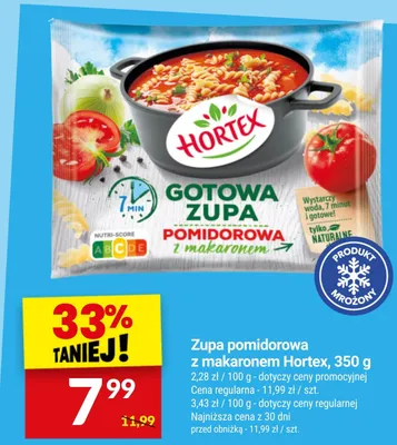 Zupa pomidorowa z makaronem Hortex promocja w Twój Market