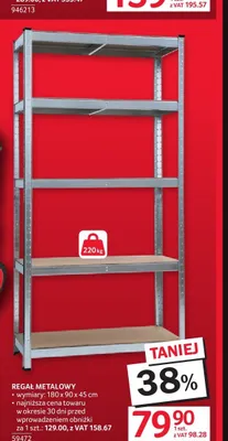Regał metalowy promocja w Selgros