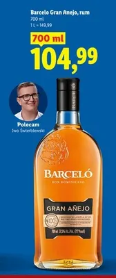 Rum Barceló Gran Añejo promocja w Lidl