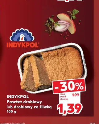 Pasztet drobiowy ze śliwką Indykpol promocja w Kaufland