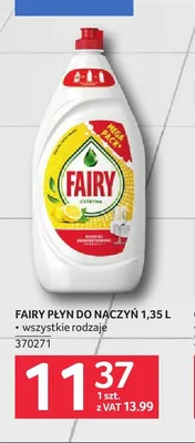 Płyn do naczyń Fairy promocja w Selgros