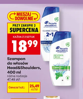 Szampon do włosów Head & Shoulders promocja w Biedronka