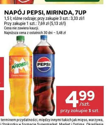 Napój gazowany Mirinda promocja w Stokrotka
