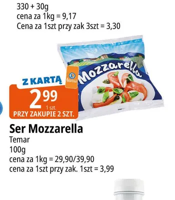 Ser Mozzarella Galbani Temar promocja w Leclerc