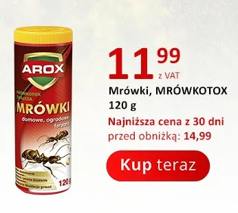 Preparat na mrówki Mrówkotox Arox promocja w Poczta Polska
