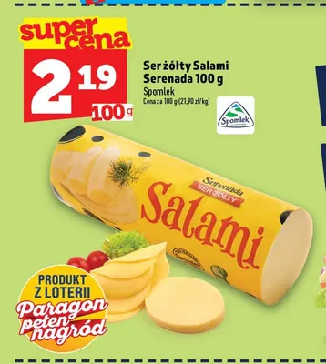 Ser żółty salami Serenada promocja w TOPAZ