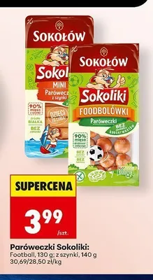 Paróweczki Sokoliki z szynki Sokołów promocja w Biedronka