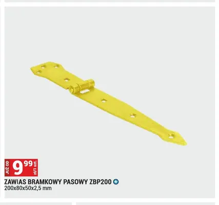 Zawias bramkowy pasowy ZBP200 promocja w Merkury Market