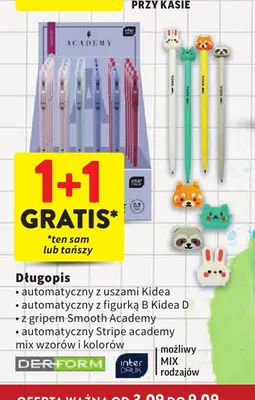 Długopis automatyczny Stripe Academy promocja w Intermarche
