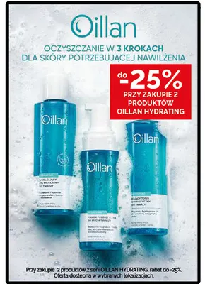 Kosmetyki Oillan Hydrating promocja w Ziko Dermo