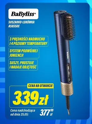 Suszarko-lokówka BaByliss AS6550E promocja w RTV EURO AGD