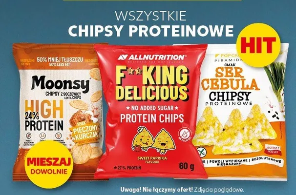Chipsy proteinowe Moonsy o smaku pieczonego kurczaka promocja w Kaufland