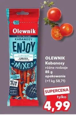 Kabanosy Enjoy różne rodzaje promocja w Kaufland