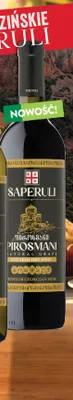 Wino czerwone Saperuli Pirosmani promocja w Intermarche
