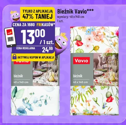 Bieżnik Vavio promocja w POLOmarket
