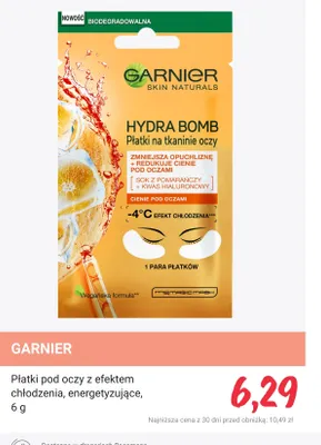 Płatki pod oczy z efektem chłodzenia, energetyzujące promocja w Rossmann