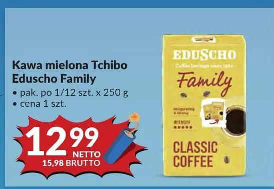 Kawa mielona Tchibo Eduscho Family promocja w Makro