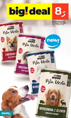 Mokra karma Psia Uczta różne rodzaje promocja w Dealz