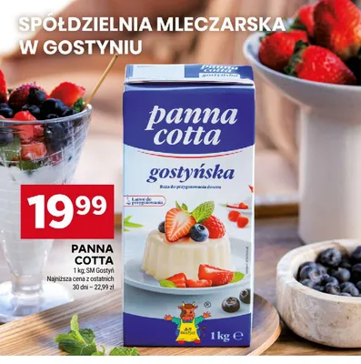 Panna Cotta SM Gostyń promocja w Stokrotka