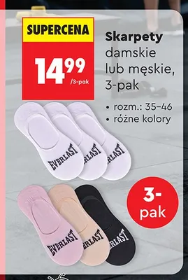 Skarpety męskie Everlast 3-pak promocja w Biedronka