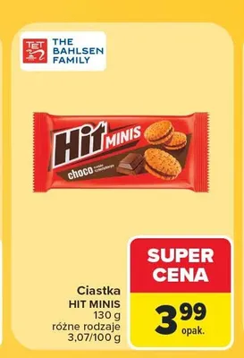 Ciastka Hit Minis promocja w Carrefour