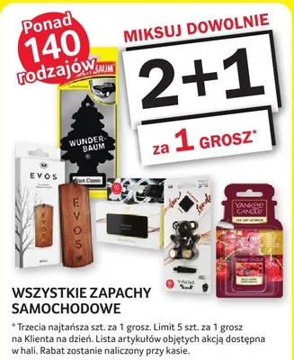 Zapachy samochodowe promocja w Selgros