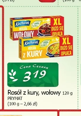 Rosół wołowy Prymat promocja w CEZAR Delikatesy