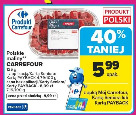 Polskie maliny Carrefour promocja w Carrefour Market
