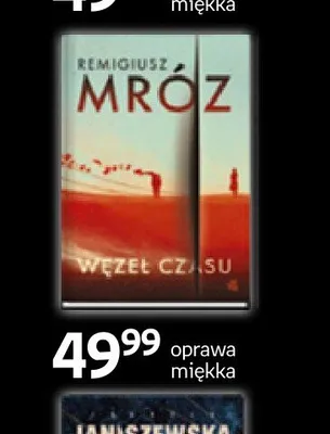 Książka Węzeł czasu Remigiusz Mróz oprawa miękka promocja w Empik