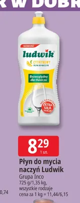 Płyn do mycia naczyń Ludwik 725 g promocja w Leclerc
