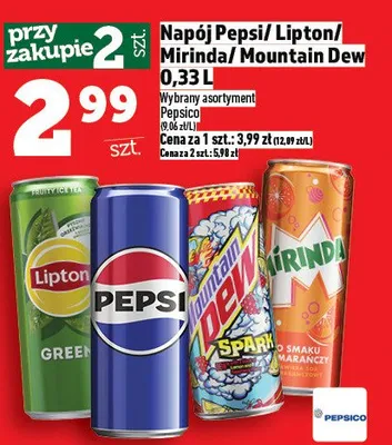 Napój promocja w TOPAZ