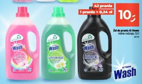 Żel do prania At Home Color promocja w Dealz