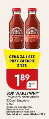 Sok warzywny promocja w Chata Polska
