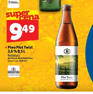 Piwo Płot Twist Brofaktura promocja w TOPAZ