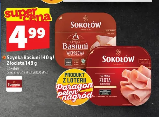 Szynka Basiuni Sokołów promocja w TOPAZ