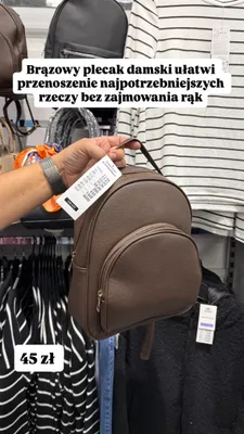 Plecak damski brązowy Pepco Accessories promocja w Pepco