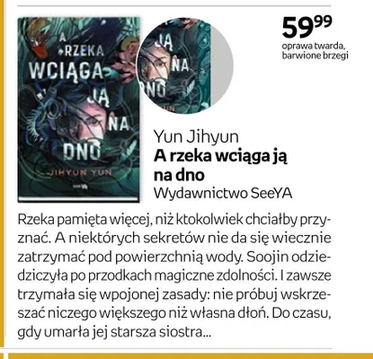 Książka A rzeka wciąga ją na dno promocja w Empik